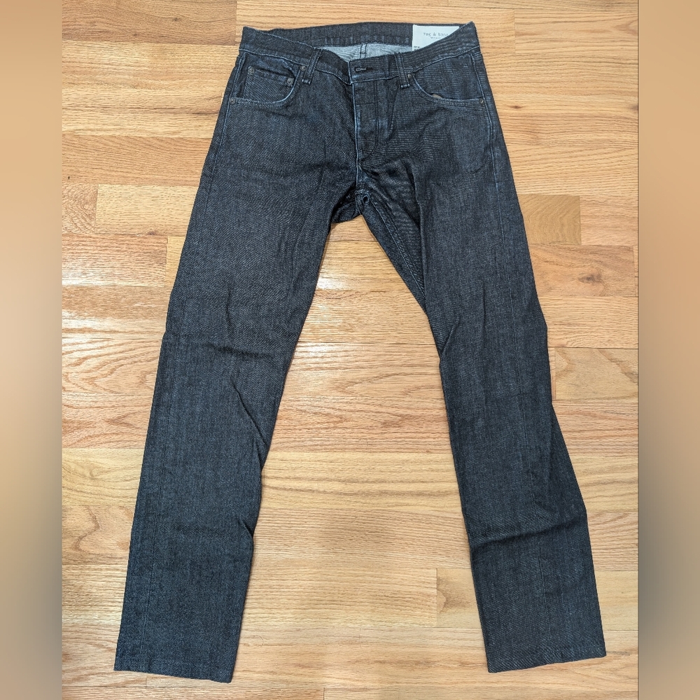 Rag & Bone Men's Dark Indigo Slim Fit Jeans